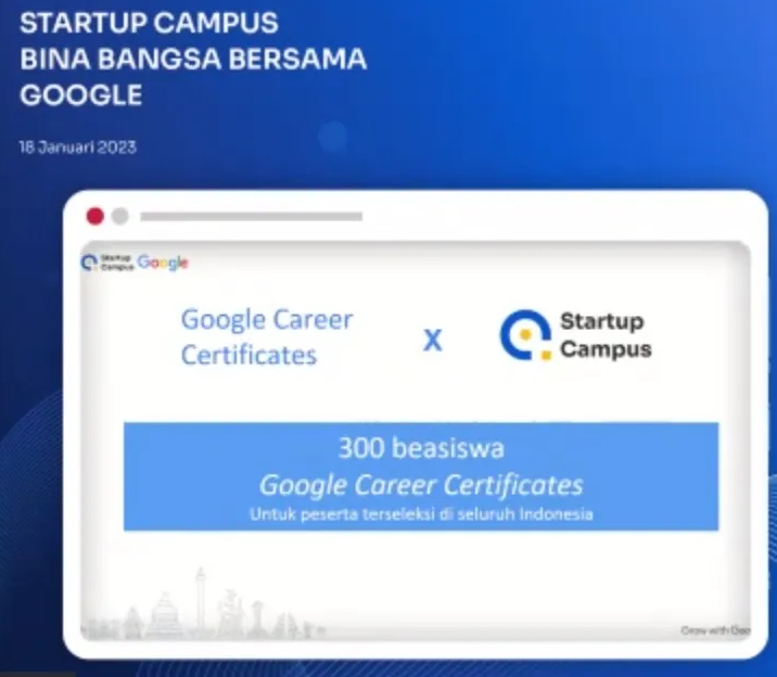 Segera Daftar! Startup Campus & Google Buka 300 Beasiswa
