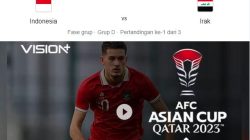 Pertandingan Piala Asia AFC 2023 Indonesia vs. Irak
